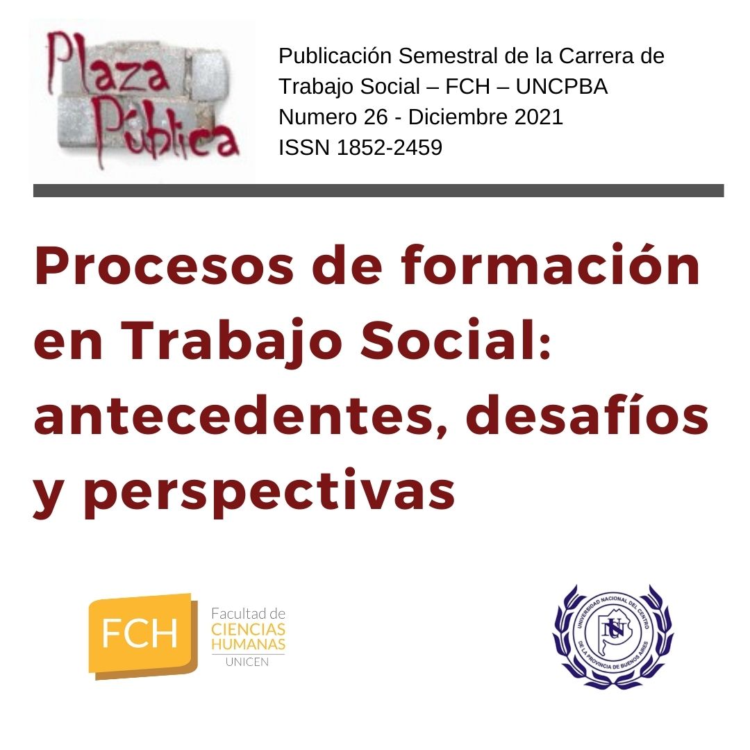 					Ver Núm. 26 (14): Procesos de formación en Trabajo Social: antecedentes, desafíos y perspectivas
				
