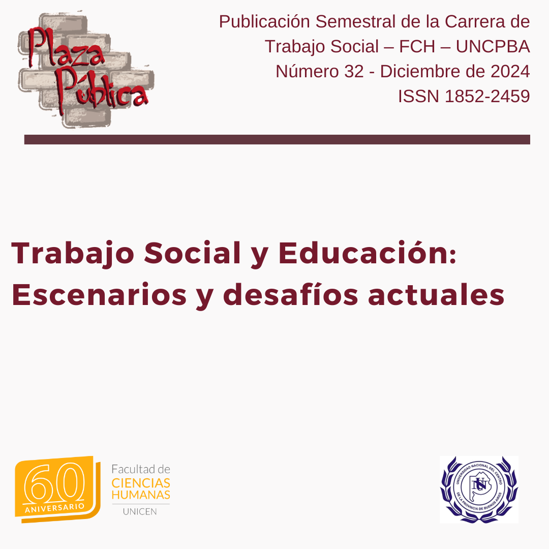 					Ver Núm. 32 (17): Trabajo Social y Educación: Escenarios y desafíos actuales
				