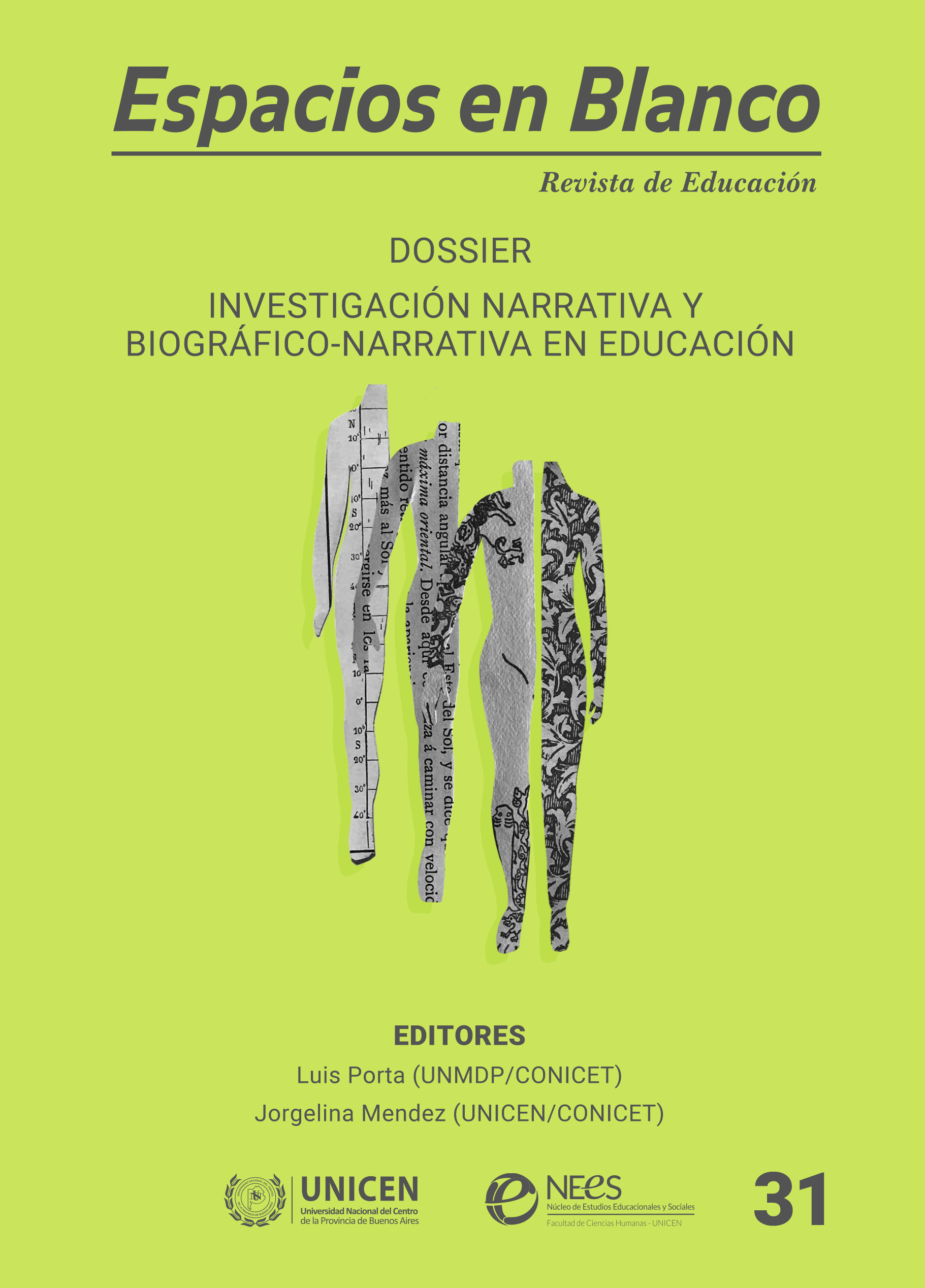 					Ver Vol. 1 Núm. 31 (2021): Investigación narrativa y biográfico-narrativa en educación
				